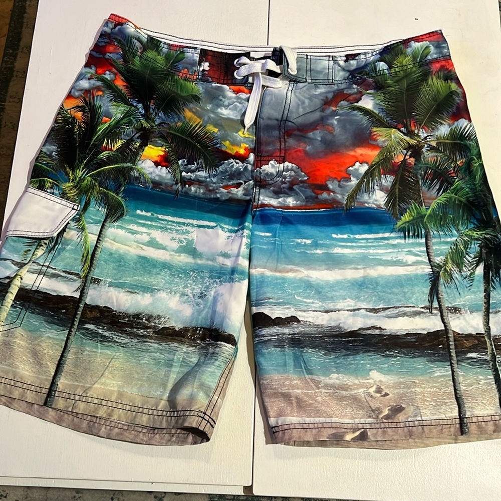 OP men’s swimming trunks size 38